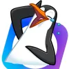 Стикер Пингвин в мессенджере MAX