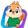 Стикеры Белочка в мессенджере MAX