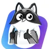 Стикер Енот в мессенджере MAX