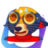 Стикер КиберЛис в мессенджере MAX